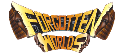 Forgotten Worlds logo for Sega Mega Drive